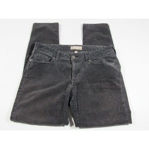 Banana Republic Low Rise Bootcut Women's Size 6P Gray Cotton Corduroy Jeans